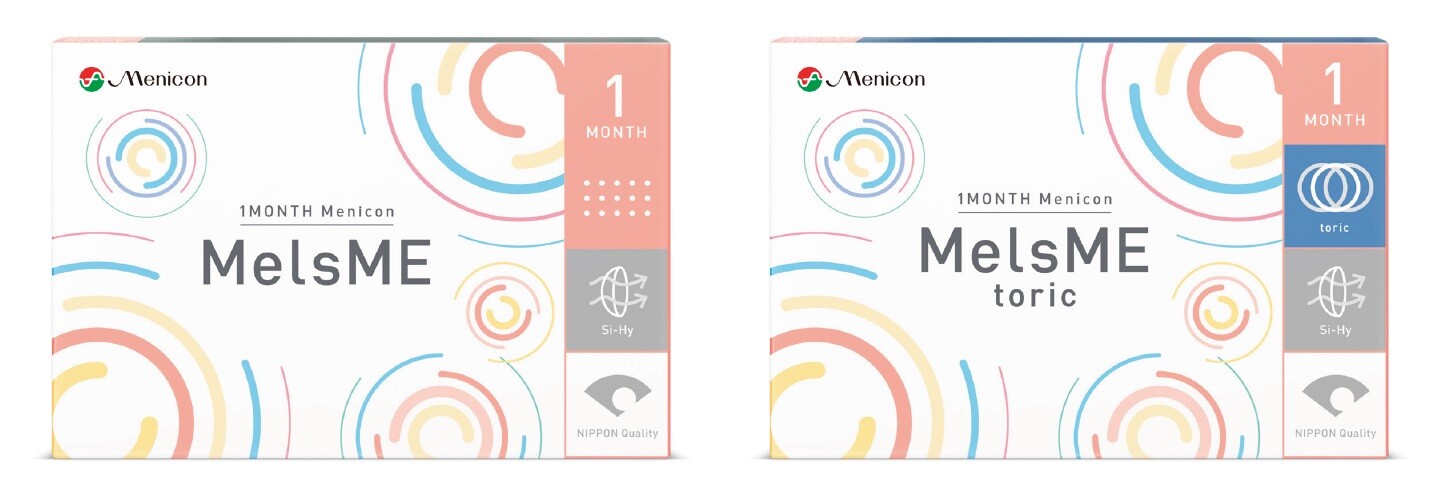  Monthly replacementcontact lenses focusing on moisturization and wearing comfort from MELS Plan exclusive brand “MelsME” “1MONTH Menicon MelsME” and “1MONTH Menicon MelsME toric” to be newly released
